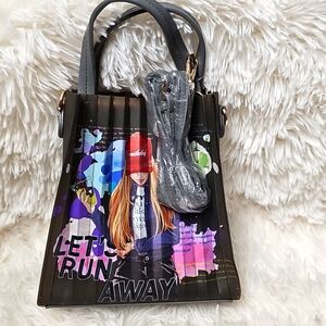 Nikky by Nicole Lee Kimberly Falls In Love Pleated Jelly Crossbody Bag